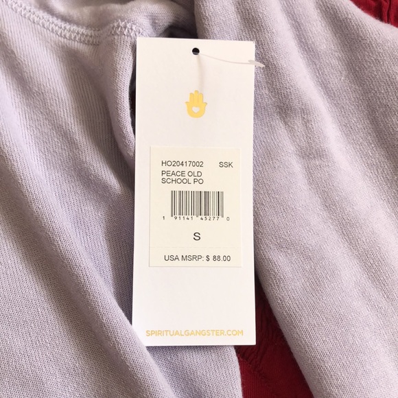 Spiritual Gangster Peace Old School Sweatshirt ~ NWT! - Picture 10 of 10